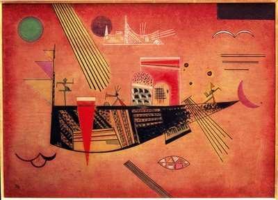 Excêntrico, 1930 (óleo sobre papelão) de Wassily Kandinsky